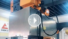 辰力電動葫蘆配置：不銹鋼車輪、施耐德變頻器、進口鏈條、不銹鋼防護