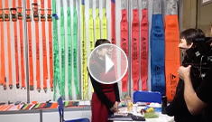  2017年科隆展會，德國***電視臺采訪辰力集團展位